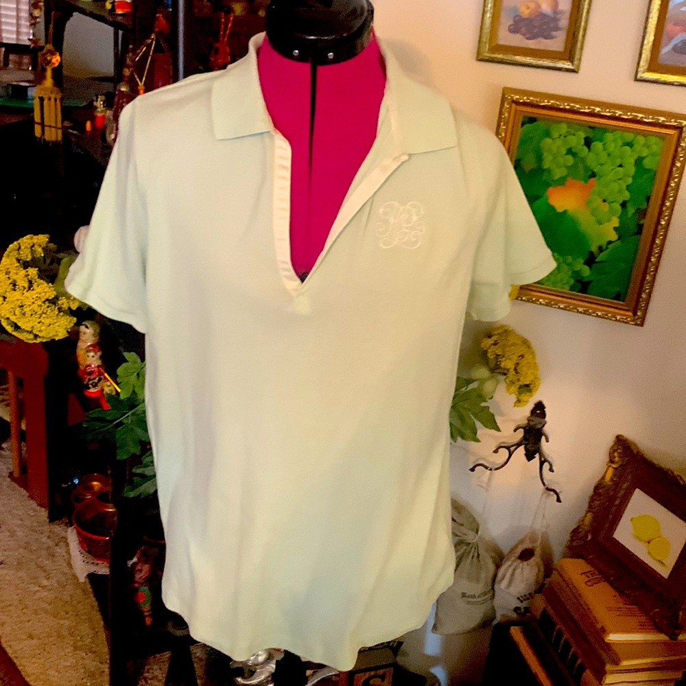 Ralph Lauren light green Polo shirt with logo 1x